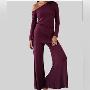Jala Merlot Yoga/Lounge Set